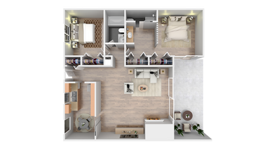 2 x 2 54 floor plan